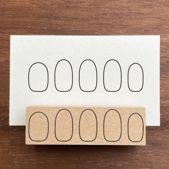 ネイルアートの記録 5指ver（b-191）