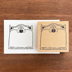 マールちゃん フレームスタンプL ベッド