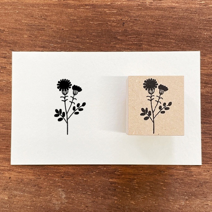 ナカノエミさん監修 イラストスタンプ マリーゴールド