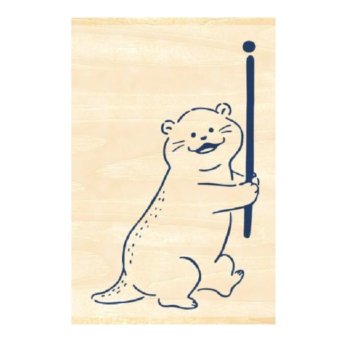 ますてのあいぼう カワウソ マステのあいぼう 30×45×20mm ビバリー