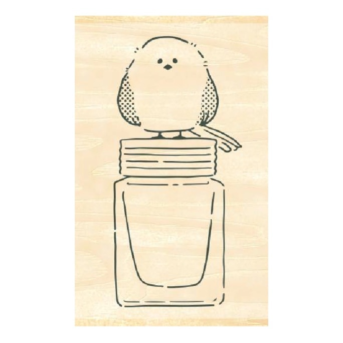 インクのあいぼう シマエナガとインク 28×45×20mm ビバリー