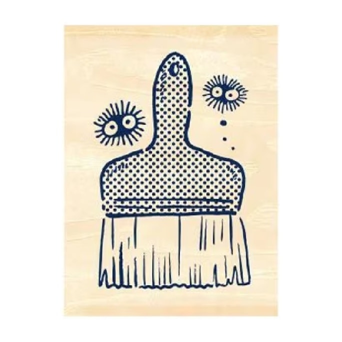 ジブリ ますてのあいぼう クロスケとハケ 22×30×20mm ビバリー