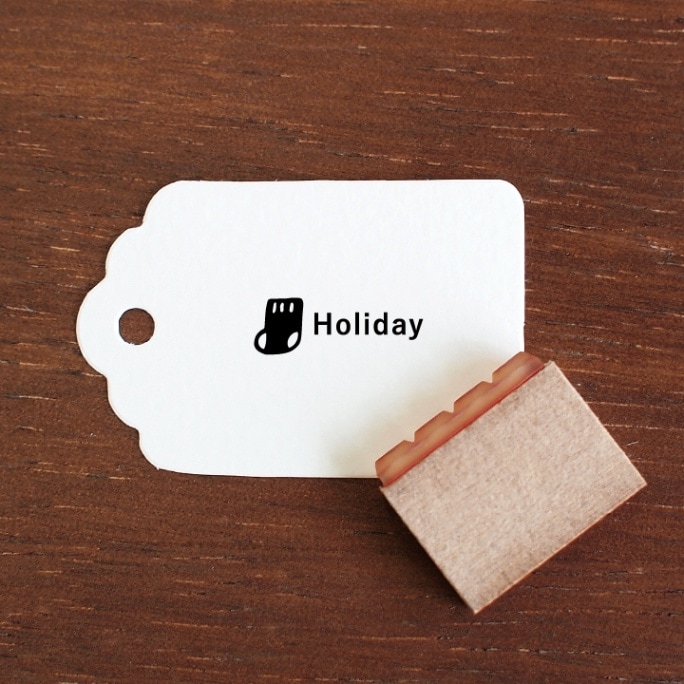 Holiday バーチカルサイズ（b-336） | 手帳スタンプ,文字スタンプ