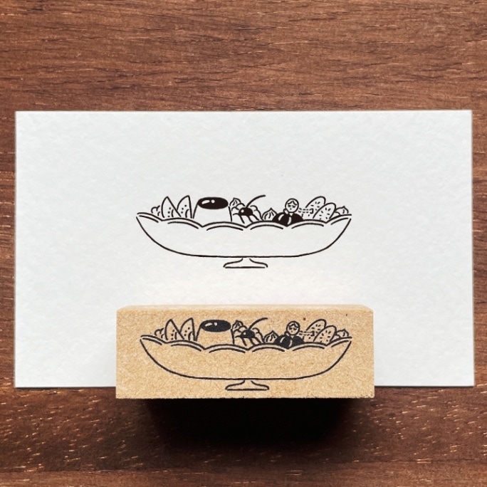 マールちゃん タイトルスタンプ プリンアラモード