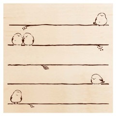 いろどりはんこ シマエナガ ひとやすみ ビバリー