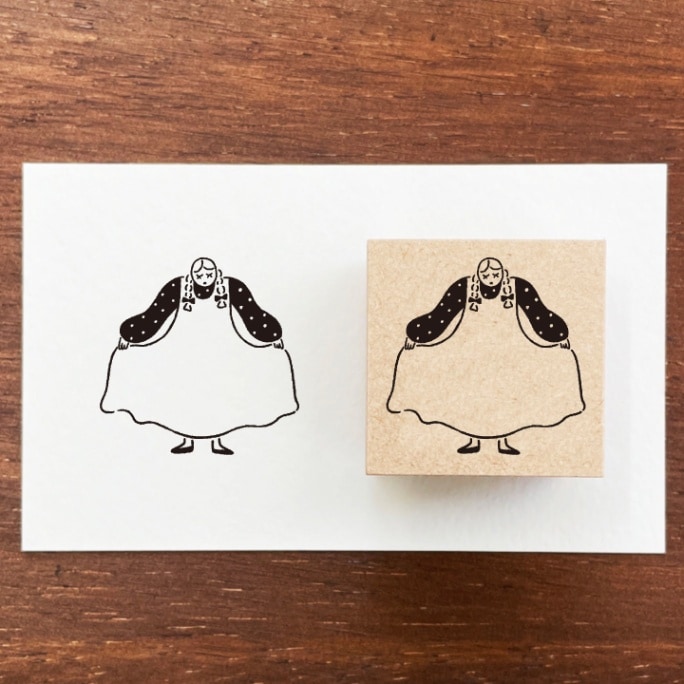 マールちゃん フレームスタンプS おじぎ