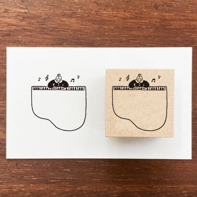 マールちゃん フレームスタンプS ピアノ