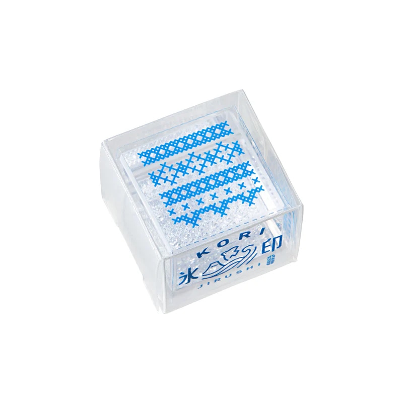 透明スタンプ 氷印 小サイズ クロスステッチ HITOTOKI