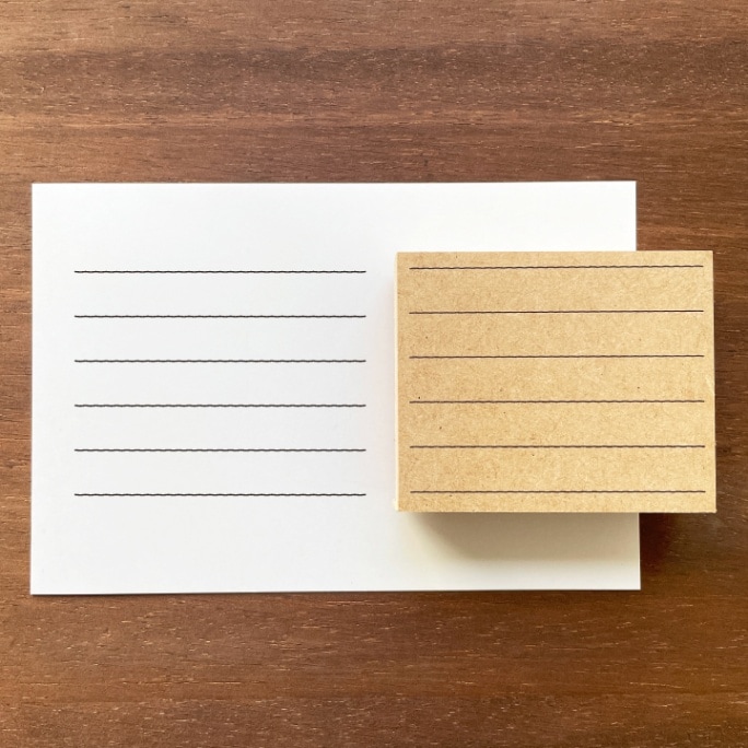 罫線スタンプ ブロックメモ （a-179）