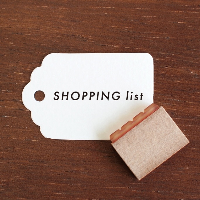 SHOPPING LIST ソエルスタンプ（b-429）
