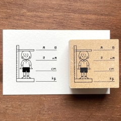 peppoko 手帳スタンプ 身体測定（a-192）