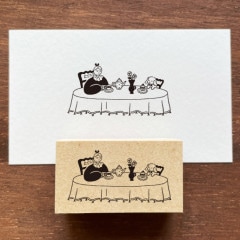 マールちゃん イラストスタンプ おめかしティータイム