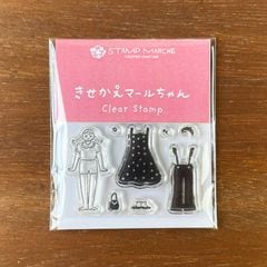 クリアスタンプ きせかえマールちゃん