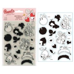 スヌーピー クリアスタンプシート NATURALLY SWEETS 005 こどものかお