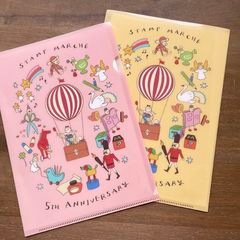 【数量限定】5周年記念 A5 クリアファイル StampMarch