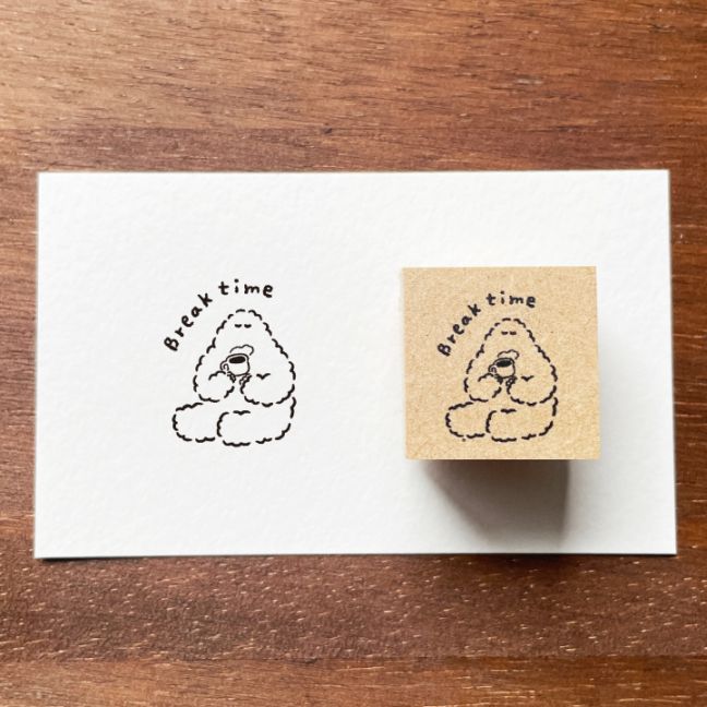 イエティくん イラストスタンプ Break time