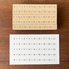 時間軸が選べる バーチカル スタンプ・横軸（b-493）