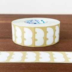 ラベラーシール おやまフレーム ビスケット