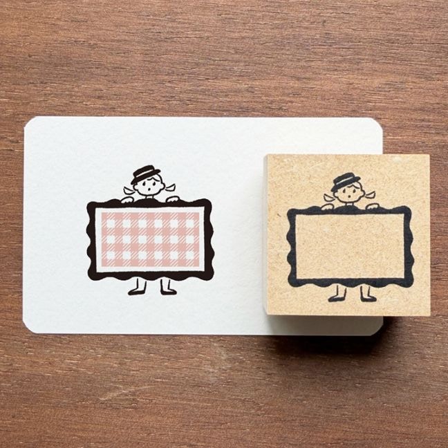 【予約・5月中旬までに順次発送】ラベとも スタンプ 枠・女の子