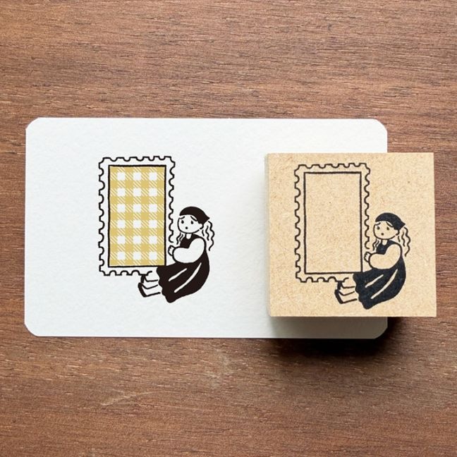 【予約・5月中旬までに順次発送】ラベとも スタンプ 切手・女の子