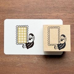 ラベとも スタンプ 切手・女の子