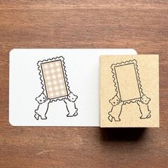 ラベとも スタンプ 切手・くま