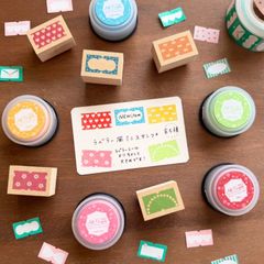 おまとめ・デザイナーペーパー170枚セット+スタンプ2セット 期間限定・受注生産】ラベラー風ミニスタンプ コンプリートセット