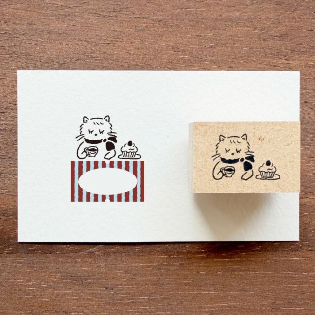 ツキネコ ステイズオンミディ バイブラントバイオレット | スタンプ台