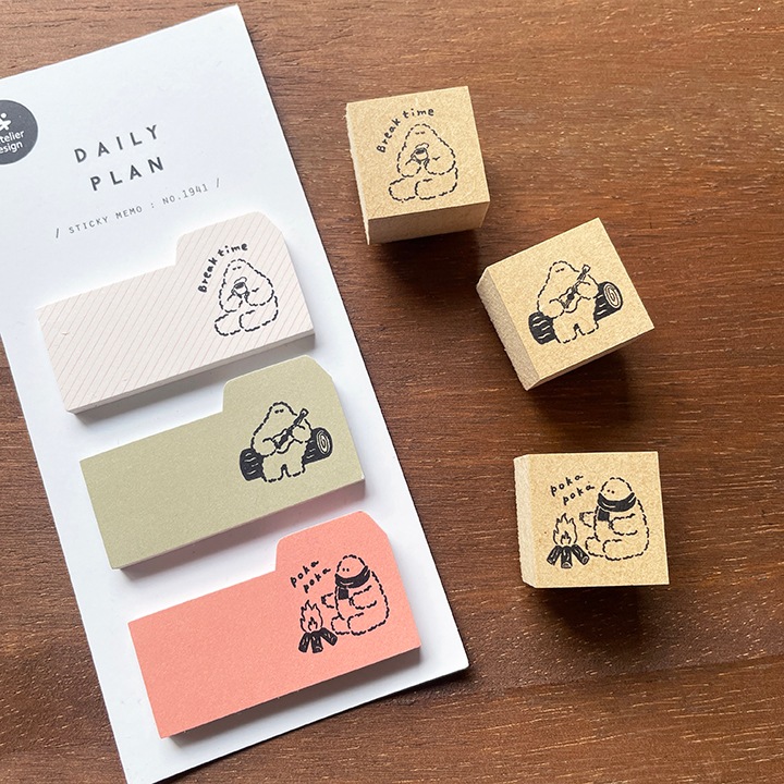 イエティくん イラストスタンプ Break time