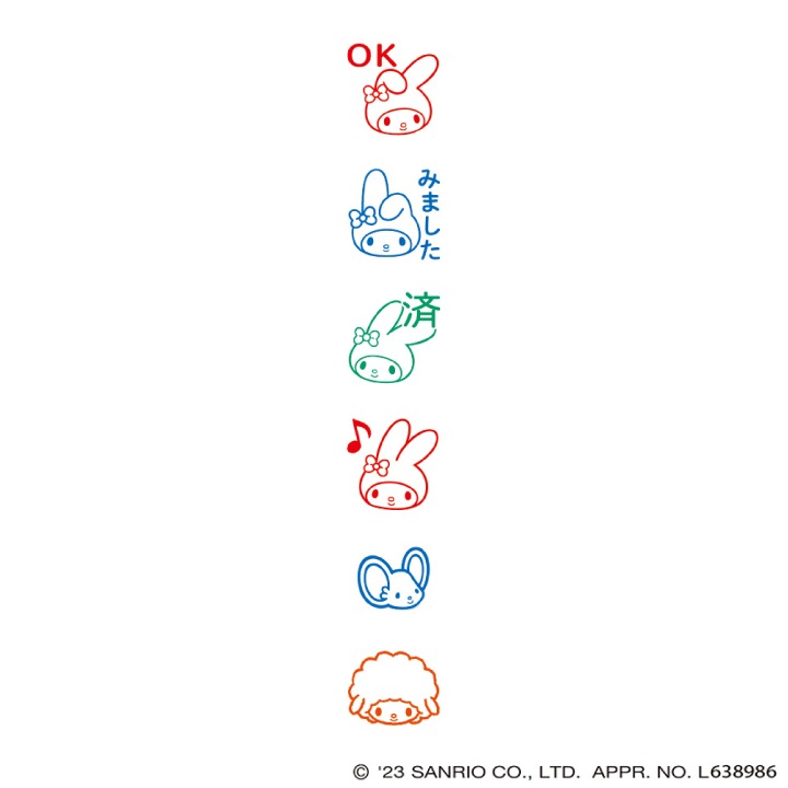 ポチッと6(ポチッとシックス) サンリオキャラクターズ マイメロディ