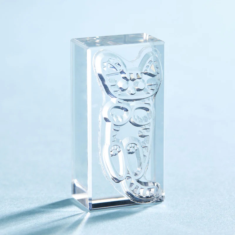 透明スタンプ 氷印セット ネコセット HITOTOKI