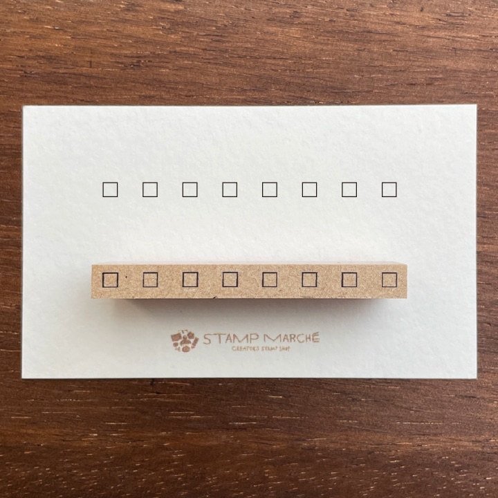 チェックボックス 四角 52mm丈（b-170） | 全て | スタンプマルシェ