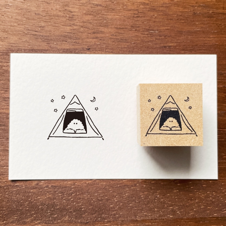 イエティくん イラストスタンプ テント