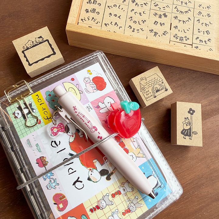 アーチ見出しスタンプ・下 全25種類（b-511） | 手帳スタンプ,文字