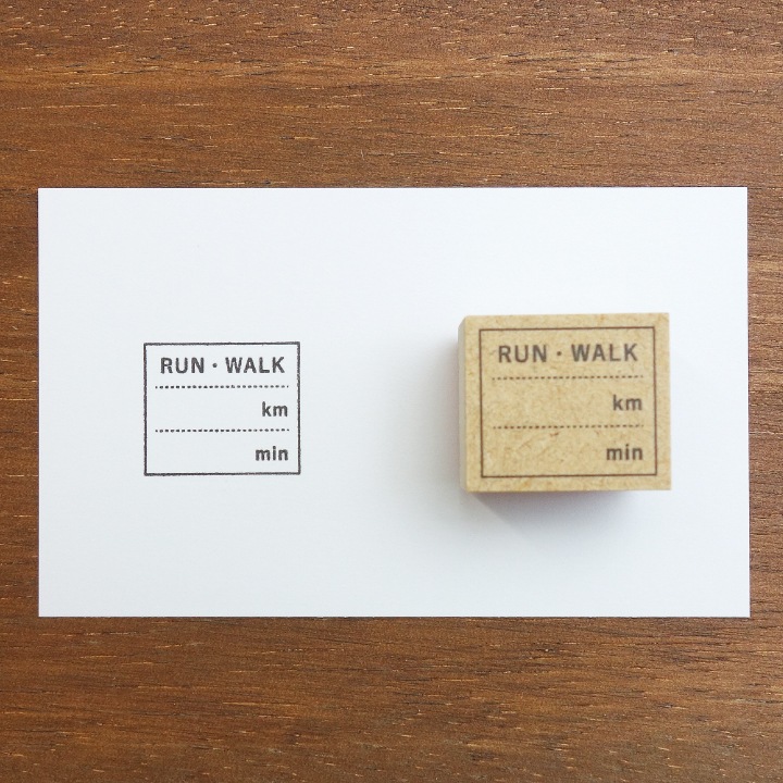 運動の記録 RUN・WARKver（b-070） | 手帳スタンプ,睡眠・運動