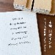 【オーダー制】一行ゴム印 英文字 4号
