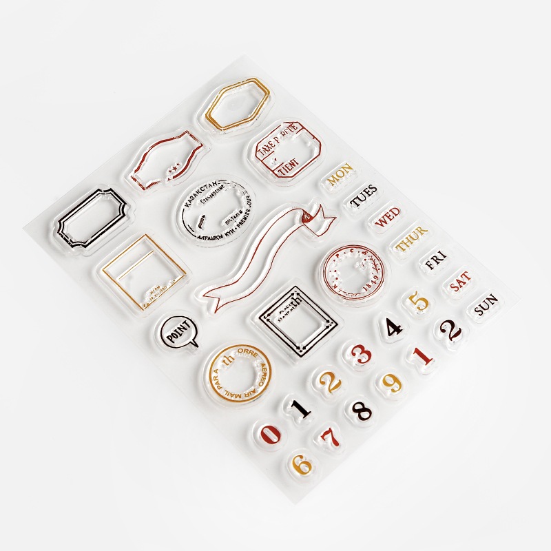 クリアスタンプ ヴィンテージ日付 BGM