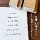 【オーダー制】一行ゴム印 英文字 5号