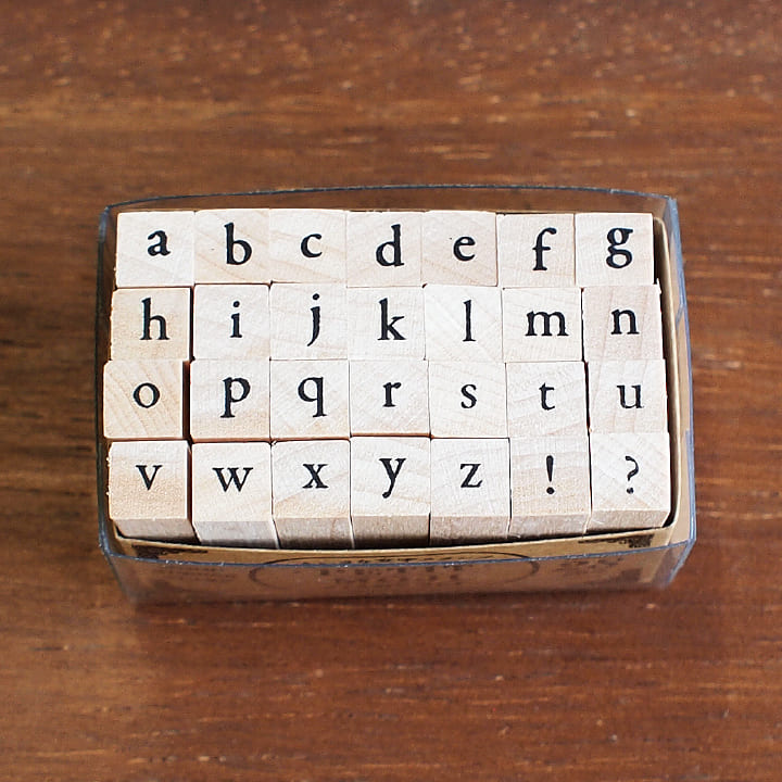 こどものかお プチ文字スタンプセット 小 アルファベット小文字 ブランド 作家で探す こどものかお オーダースタンプのお店 スタンプマルシェ