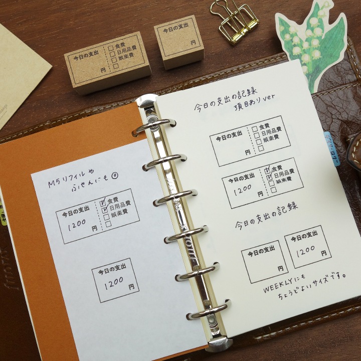 今日の支出の記録（b-073）