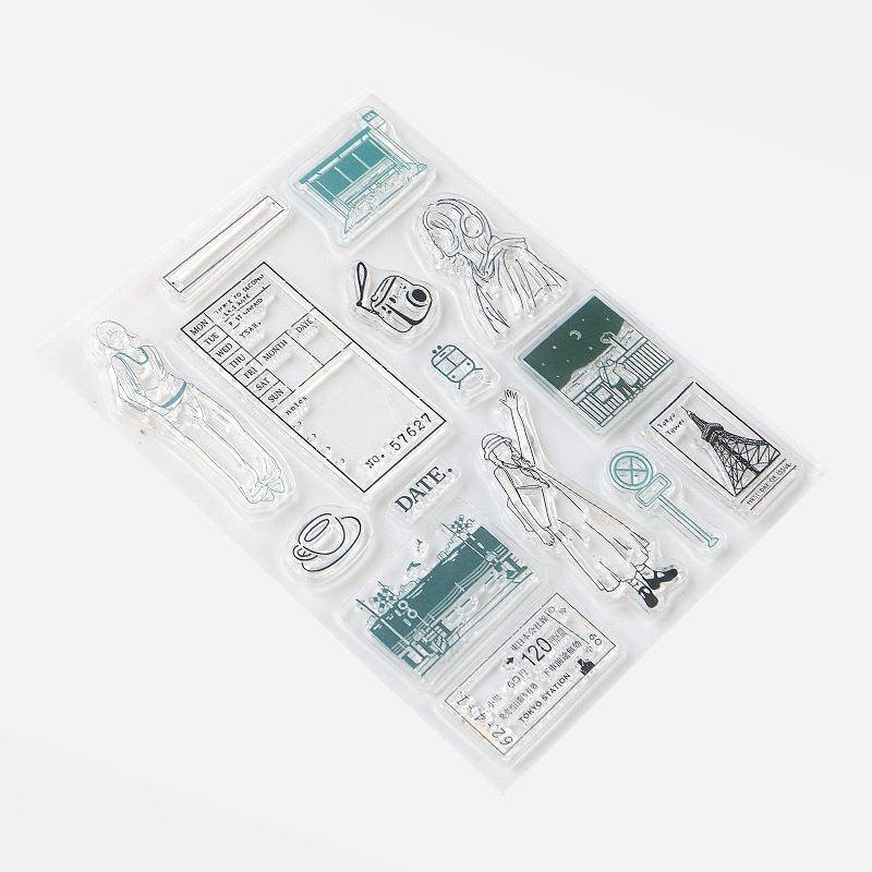 クリアスタンプ 日本旅行・散歩 BGM