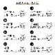 お仕事スタンプ（記入・捺印・押印・確認・署名・回覧・査収）シャチハタ 1550-B