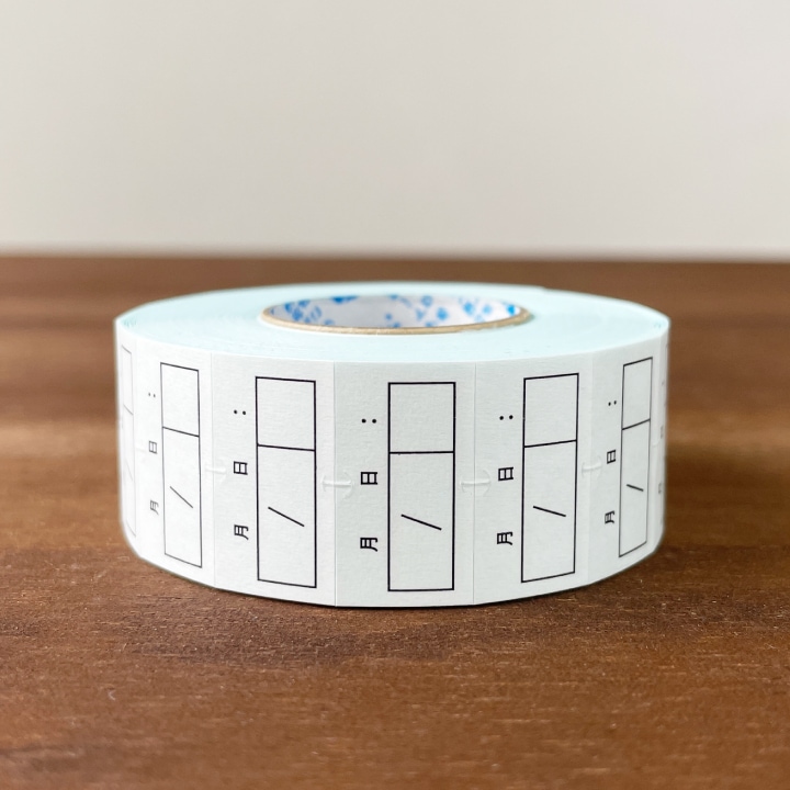 手帳のラベラーシール 血圧と脈拍 黒