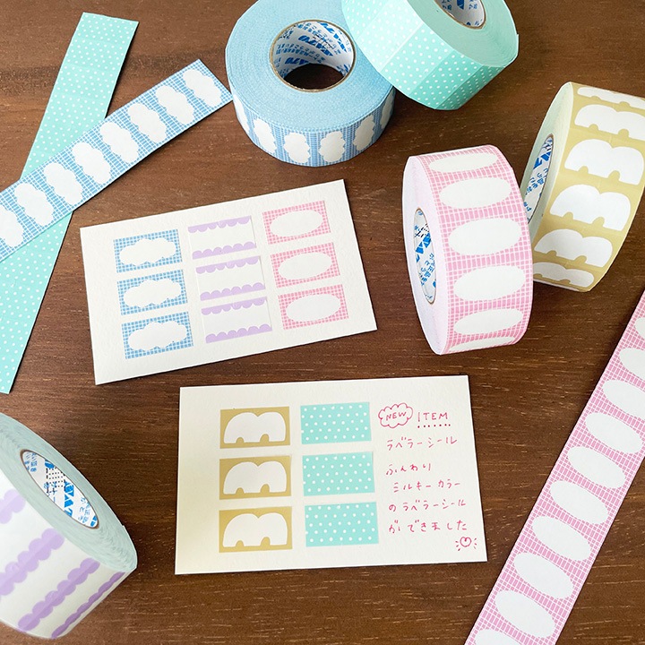 ラベラーシール オーバルフレーム さくら