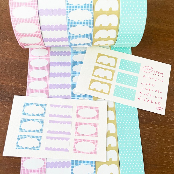 ラベラーシール オーバルフレーム さくら