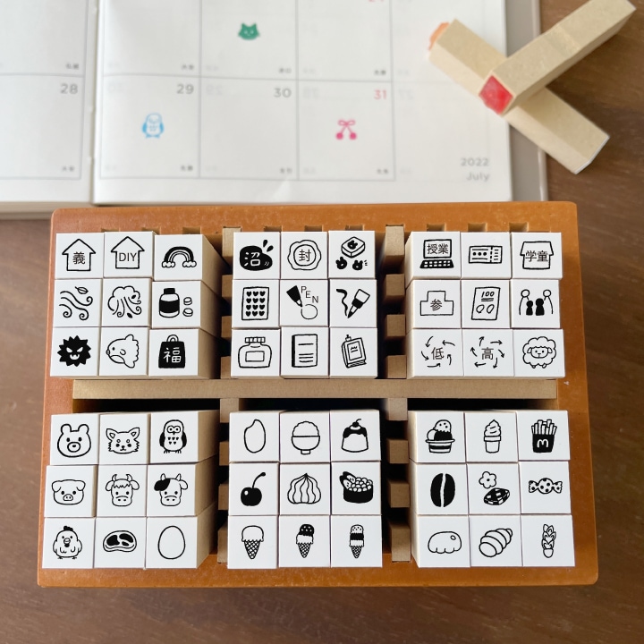 CTMH used スタンプミニ3種 CTMH used スタンプミニ3種 ロングver】手帳スタンプmini ロング