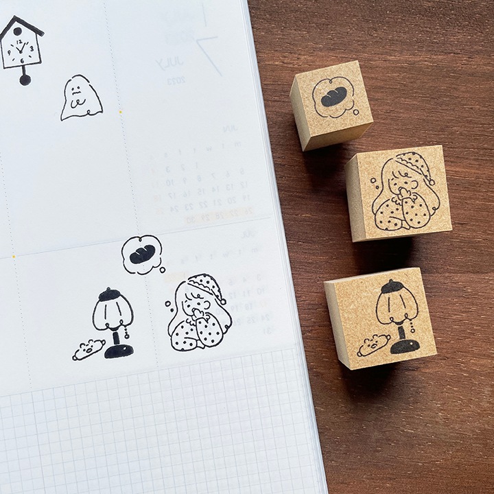 TEDE 単品スタンプ｜おやすみお星さま