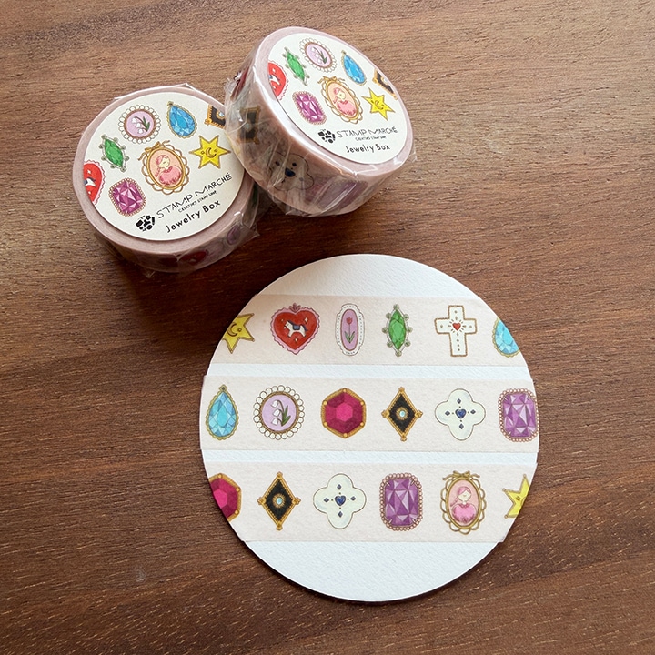 6周年記念】マスキングテープ Jewelry Box | NEW ITEM | スタンプ