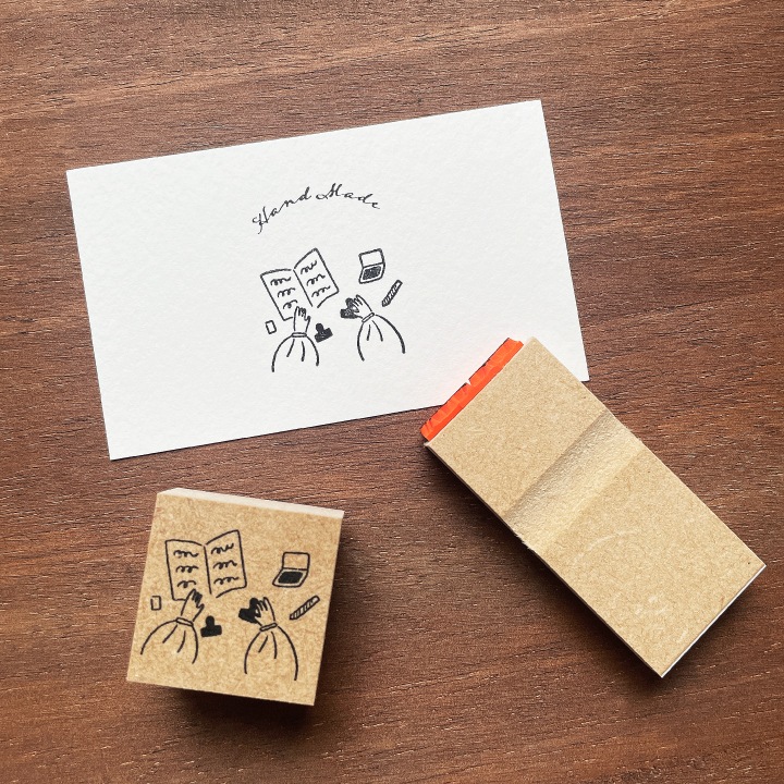 【オーダー制】アーチ状ゴム印 英文字