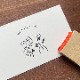 【オーダー制】アーチ状ゴム印 英文字